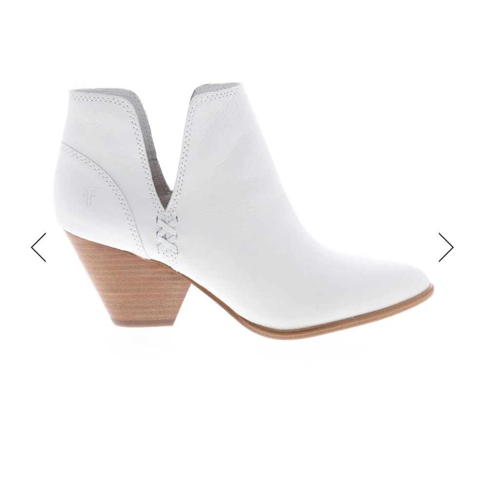 Frye Reina Cut Out Bootie size 7.5 white